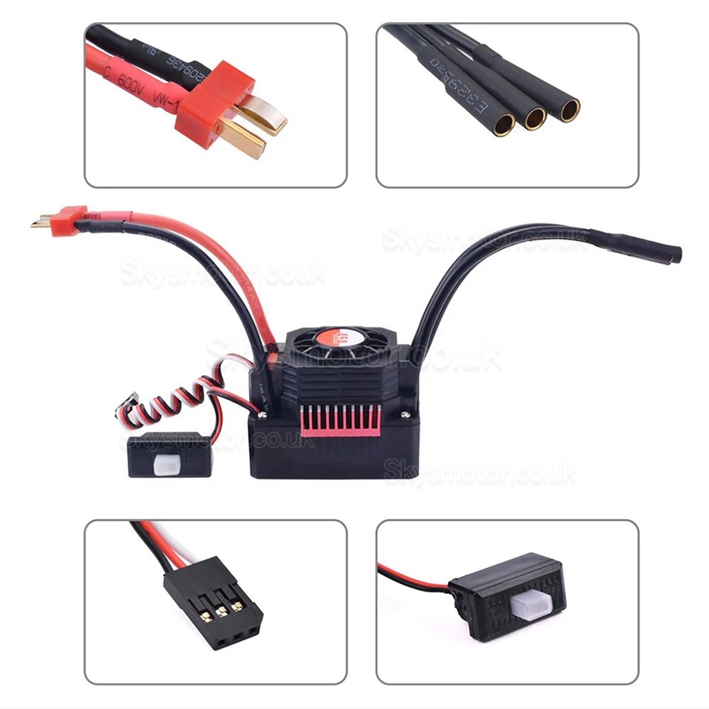 Surpass Hobby 45A ESC Electronic Speed Controller for RC Car Drone Brushless Motor